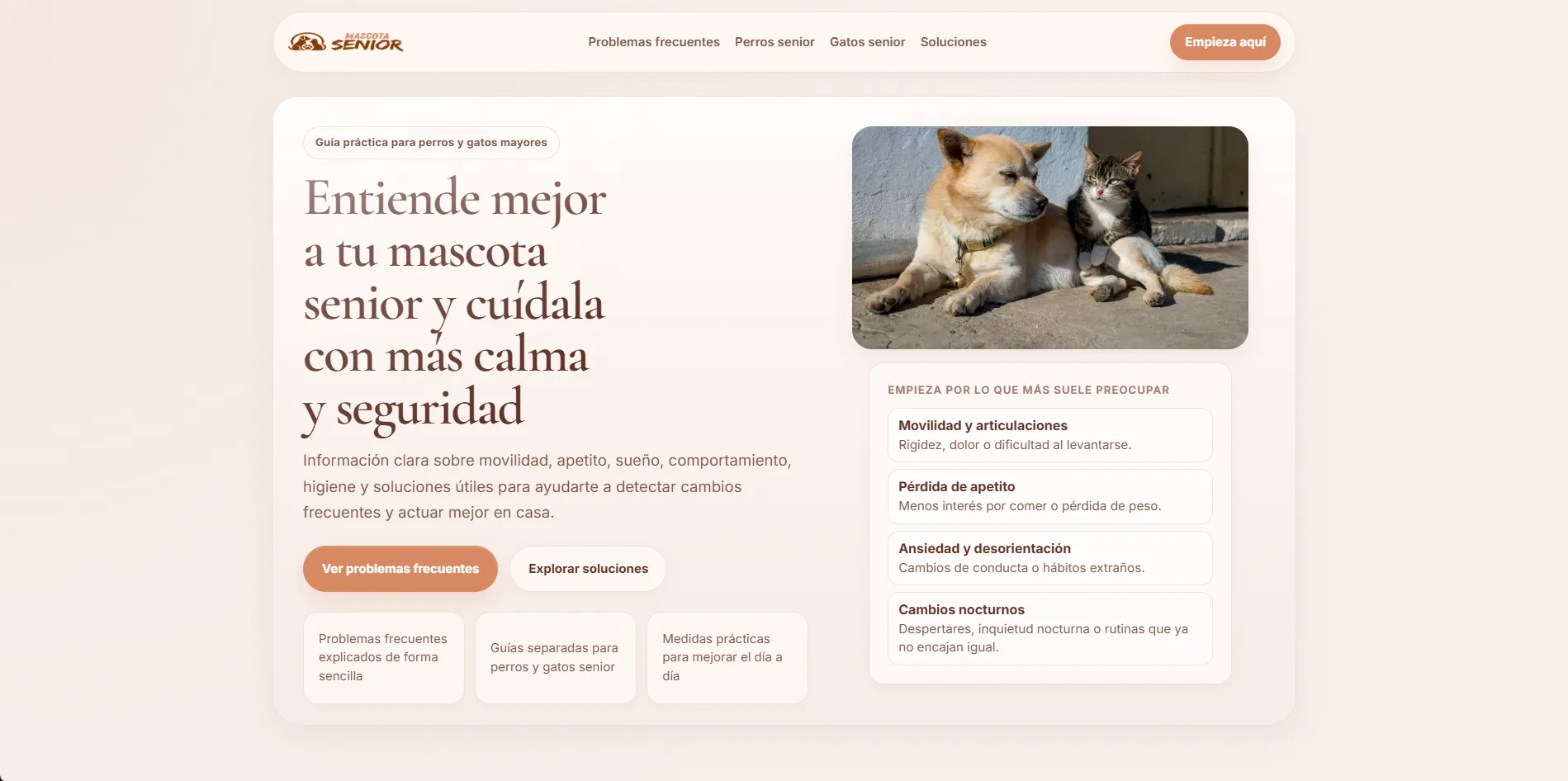 Mascota Senior