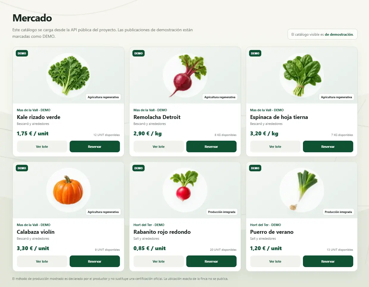 Crop2Fork · Mercat web